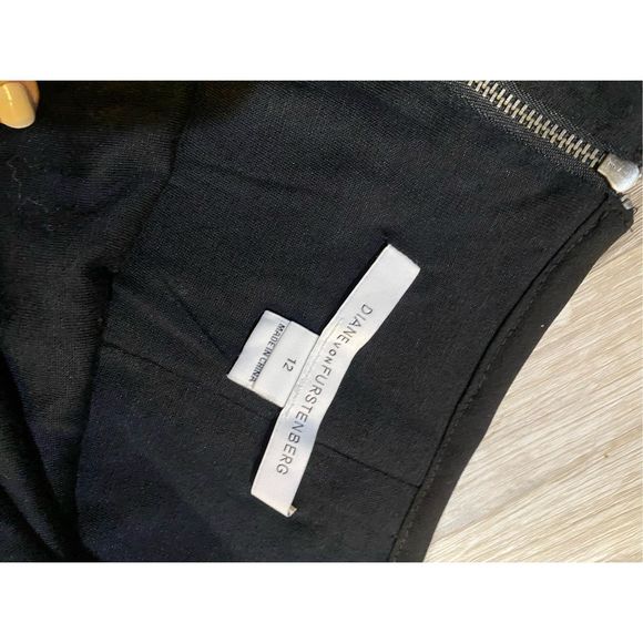 Diane Von Furstenberg DVF Black Scotia Lace Pencil Skirt, Size 12, MSRP $248 - Picture 5 of 9